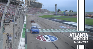 Kurt Busch holds off brother Kyle Busch for Atlanta victory