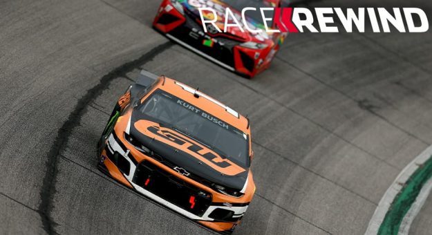 Visit Race Rewind: Kurt Busch superó a su hermano Kyle en la Quaker State 400 en Atlanta page