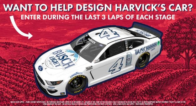 Visit Busch Beer quiere que le ayudes a diseñar el auto de Kevin Harvick page