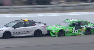 Miller addresses rain and Kyle Busch bumping the pace car