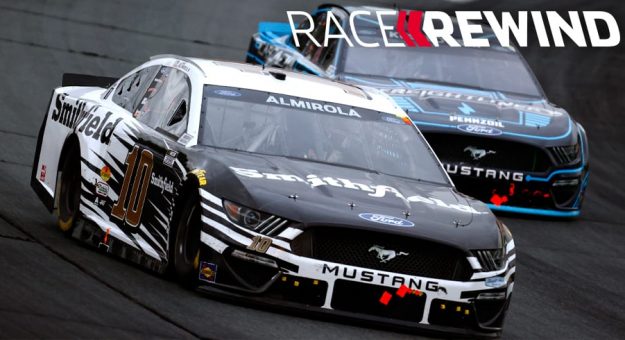 Visit Race Rewind: La sorprendente victoria de Aric Almirola en New Hampshire page