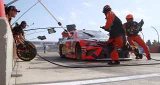 Challenges of road-course pitting at Watkins Glen