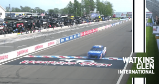 Kyle Larson holds off Chase Elliott to win at ‘The Glen’