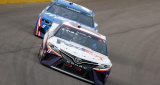 Will Larson or Hamlin take regular-season title?