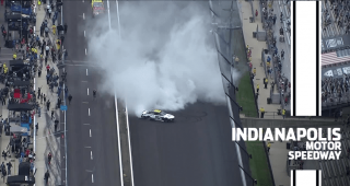 Part-time schedule, full-time burnout: Allmendinger celebrates at Indy