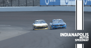 Reddick and McDowell battle hard for Stage 1 win at Indy