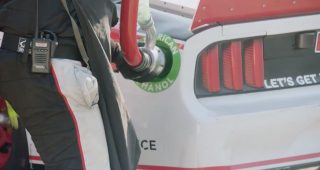 Pit road at Michigan with possible implications in RCR’s playoff battle