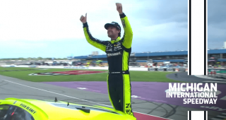 Ryan Blaney notches second win of 2021 at Michigan: ‘I’m fired up’