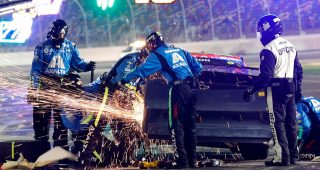 The manufacturer dance on pit road affects pit stall selection at Daytona