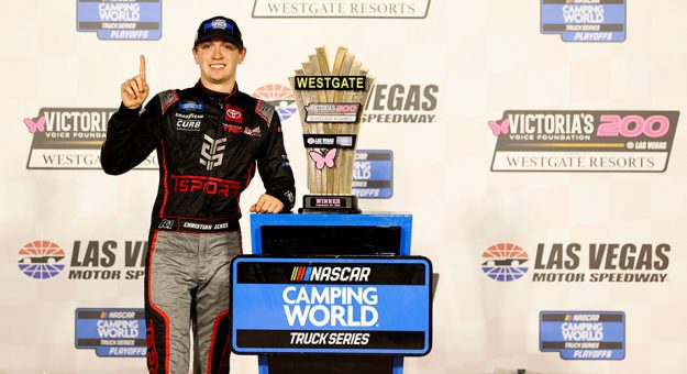Visit Christian Eckes ganó la Victoria’s Voice Foundation 200 de la Truck Series 2021 en Las Vegas page