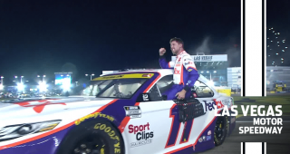 Denny Hamlin heads to Talladega with no stress after win at Vegas