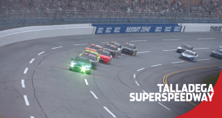 Due to darkness, race at Talladega is official; Brandon Brown wins