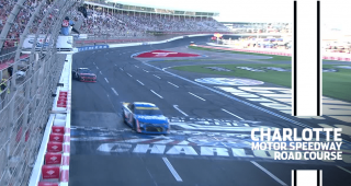 Kyle Larson completes improbable comeback to win at Roval