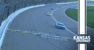 Kyle Larson scores ninth win of 2021 at Kansas Speedway