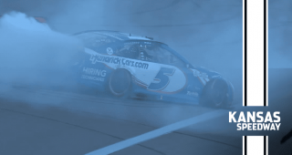 Practice makes perfect, Larson does ninth burnout of 2021