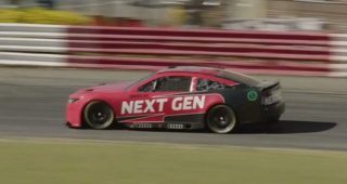 Dale Earnhardt Jr. turns laps in Next Gen session at Bowman Gray