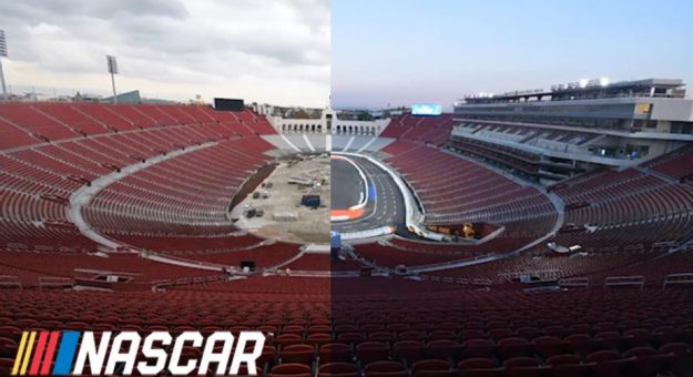 Visit La transformación del LA Memorial Coliseum para la Busch Light Clash 2022 page