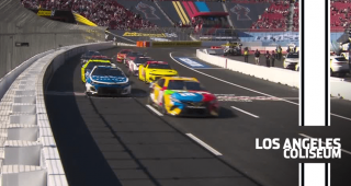 Cup Series drivers take to the track for first heat race of Busch Light Clash