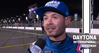 Kyle Larson thanks team after earning first Daytona 500 pole