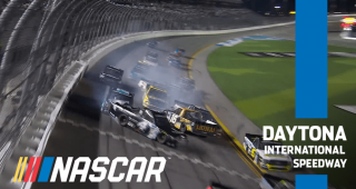 ‘Big One’ breaks out just before one lap to go at Daytona