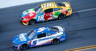 2-mile Kyle Larson or Busch? | Auto Club Speedway’s Preview Show