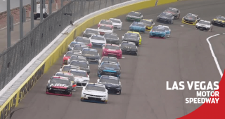 Green flag for the Xfinity Series race at Las Vegas