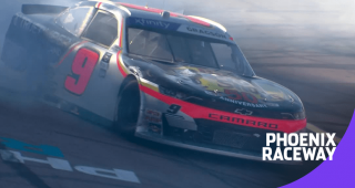 Noah Gragson burns rubber in victory celebration at Phoenix