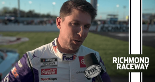 Denny Hamlin pulls through late to win at Richmond: ‘Drove as hard as I could’