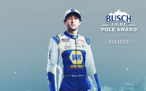 Chase Elliott ganó la Pole Position para la Blu-Emu Maximum Pain Relief 400 en Martinsville