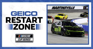 Byron masters Martinsville restart to win second race of 2022: GEICO Restart Zone