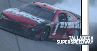 Down to the rind: Chastain burns it down in Talladega