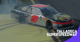 Noah Gragson celebrates triple overtime win with burnout