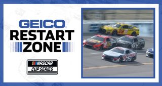 Stay out of trouble: How Chastain avoided disaster on a late-race restart to win Talladega
