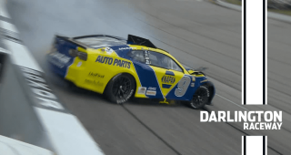 Chase Elliott wrecks hard in Darlington practice