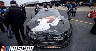 Wild race, dramatic finish and words exchanged at Darlington Raceway