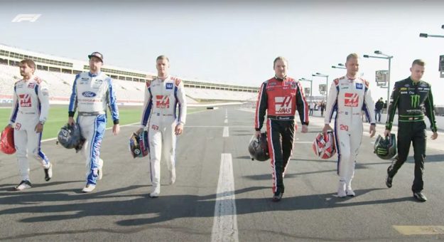 Visit Hot laps de pilotos de Stewart-Haas Racing y sus colegas de F1 en Charlotte page
