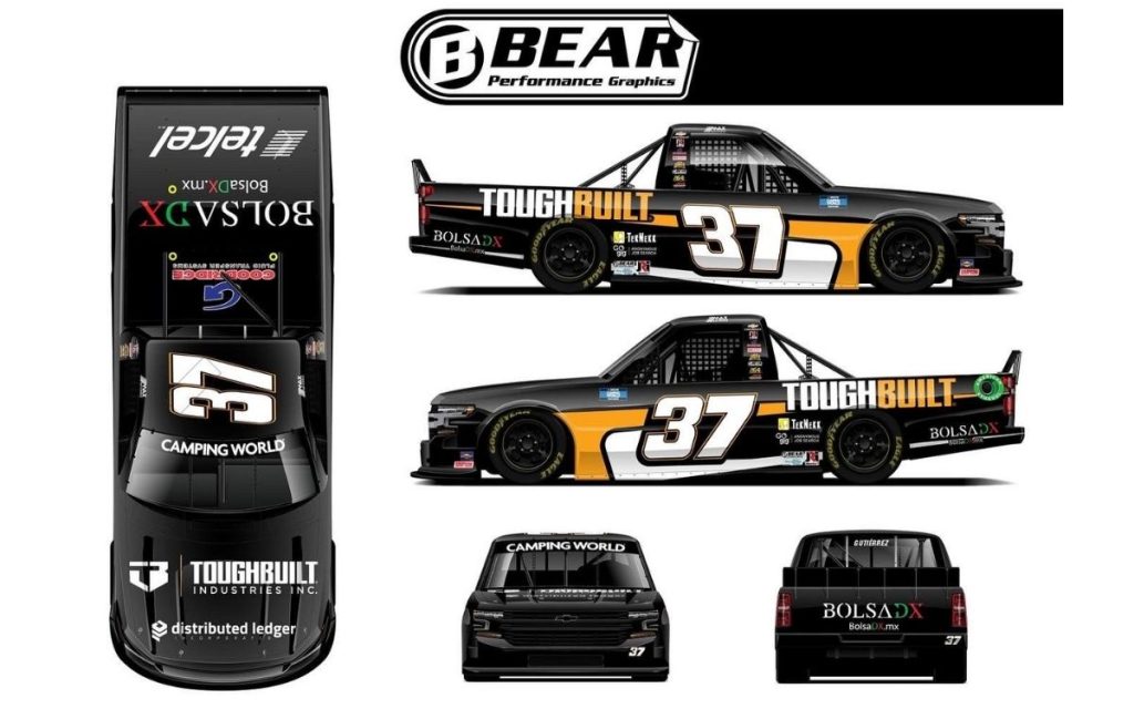 Max Gutiérrez dará sus primeros pasos en la NASCAR Truck Series en Charlotte
