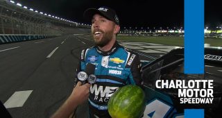 Ross Chastain salutes Carson Hocevar after dramatic Truck Series win
