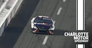 Denny Hamlin wins Cup Series pole at Charlotte