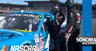 Daniel Suárez relieves Carson Hocevar at Sonoma