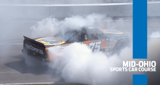 Parker Kligerman burns it down at Mid-Ohio