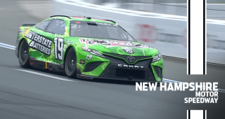 Martin Truex Jr. takes the pole position at New Hampshire Motor Speedway