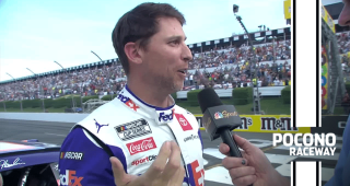 Hamlin doubles down after contact with Chastain