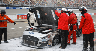 Tuned In: NASCAR discusses Cole Custer’s tire fire at Michigan