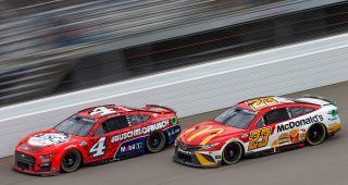 Bubba Wallace breaks down the final Michigan restart: Stacking Pennies