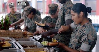 NASCAR and Coca-Cola feed Gold Star families at the Coca-Cola 600