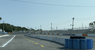 Explaining live pit stops for Eddie Partridge 256 at Riverhead Raceway