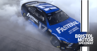 Chris Buescher burns it down at Bristol