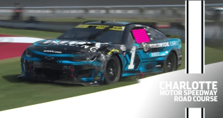 Ross Chastain makes contact with tire barrier in qualifying