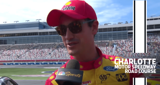 Logano reacts to 25th career NASCAR Cup Series pole